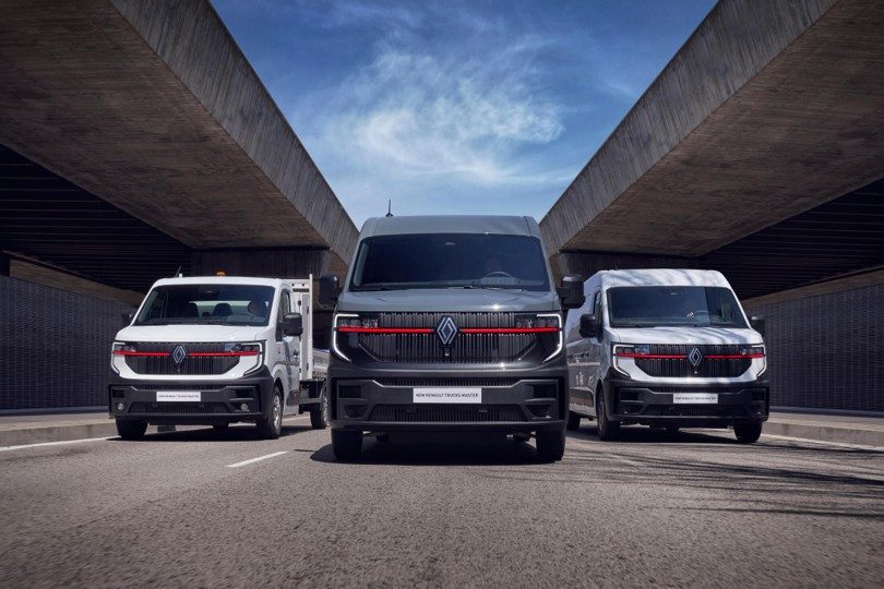 Üç farklı kasa tipinde Renault Trucks Master ticari araç